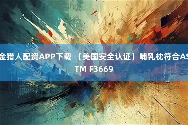 金猎人配资APP下载 【美国安全认证】哺乳枕符合ASTM F3669